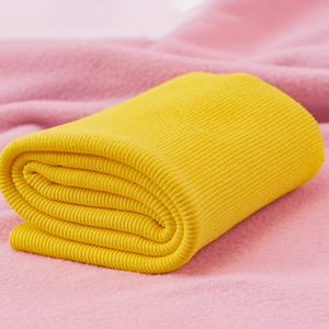 Composición personalizada Algodón Poliéster Disponible Blanco Elástico Tubular Rib Knit Fabric In Tube - Product Image 1