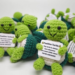 Nouveau cadeau 100 Styles pomme de terre Crochet poupées jouets à la main émotionnel inspirant soutien tricoté Crochet poussins positifs pour cadeau - Product Image 5