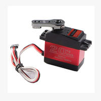 Servomoteur numérique à couple élevé DS3218 20KG PWM 500-2500us 6.8V IP66 étanche 270 degrés double roulement à billes engrenage métallique JR/Futaba