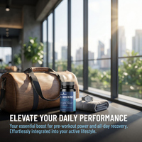 OEM AegleWell L-Arginine avec L-Citrulline en capsules, complément précurseur d'oxyde nitrique, supplément d'acides aminés pour la nutrition sportive