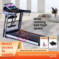 Tapis roulant intelligent pliable pour usage domestique, avec inclinaison réglable et design amortissant pour l'exercice et la remise en forme