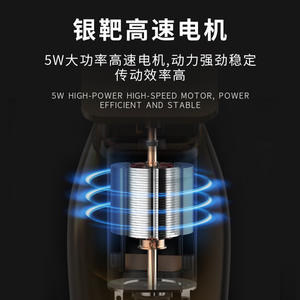 เครื่องตัดผมโลหะโคเมอิ ใบมีดเหล็กคาร์บอน 4 ซม. เครื่องตัดผมไฟฟ้าความเร็วสูง KM-i32S - Product Image 2