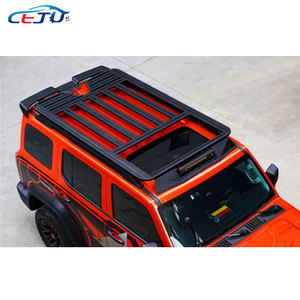 รถอลูมิเนียมสีดำ4x4หลังคาแบนแพลตฟอร์มกระเป๋าเดินทางสำหรับ GWM Great Wall Motor wey wey 300 2020-2025 - Product Image 2