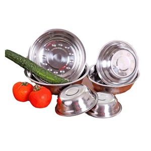 Bol en acier inoxydable magnétique de 0,3 mm d'épaisseur, compatible lave-vaisselle, pour soupe, riz, légumes, condiments, usage domestique - Product Image 2