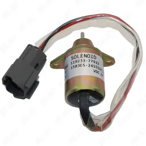 Suku Cadang Ekskavator Valve Engine 12V 119233-77932 Katup Solenoid