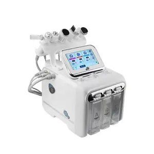 Fabrikant 6 In 1 Hydro-Dermabrasie Rf Machine Huid Reiniging Aqua Peeling Hydra Water Gezichts Zuurstof Huid Spa Machine