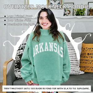 Comprar Sudadera Casual Oversize de Cuello Alto con Forro Polar Transpirable, Ajuste Regular, para Verano, Otoño e Invierno, Corte Relajado con Logotipo Personalizado - Product Image 2