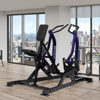 Máquina de remo sentado de acero de alta calidad para gimnasio comercial, ecológica, para entrenamiento de fuerza de pecho y espalda