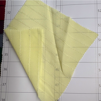 Tissu en Chiffon d'Imitation Acétate Léger et Respirant 105 GSM, Rayures Jacquard en Gaze pour Abaya et Châle Hijab d'Été