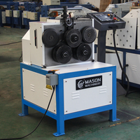 Cintreuse d'angle pour tuyaux de CVC, à rouleaux de formage trempés, pour des arcs lisses sans torsion ni déformation
