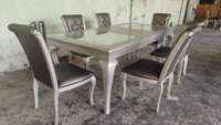 Ensemble de meubles de salle à manger en bois de bouleau massif, design moderne et simple, prix d'usine classique, nouvelle collection, très vendu, tables à manger Goodwin