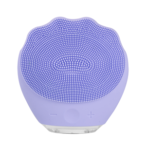 Compresa caliente Vibrador Recargable Cepillo de limpieza facial de silicona sónica eléctrica - Product Image 1