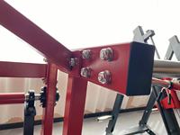 Equipo de fuerza para sentadillas profundas asistido por cinturón Máquina de sentadillas superinclinada con placa cargada