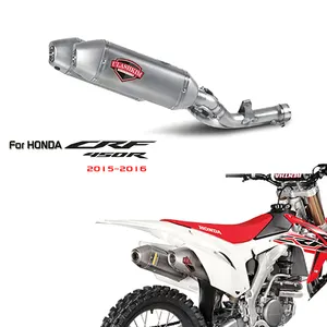 CRF450 COMPLETE EXHAUST Muffler Escape INOX For HONDA CRF 450 2015-2016 Motorcycle Modified Exhaust Pipe