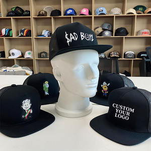 Yp 6006 Flatbill maille Snapback chapeau tissage étiquette Logo personnalisé San Judas Tadeo mexicain casquette de camionneur chapeau - Product Image 2