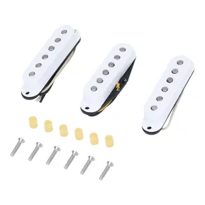 Großhandel hochwertige ST E-Gitarre Tonabnehmer E-Gitarre Single Coil Pickups 3 teile/satz weiß