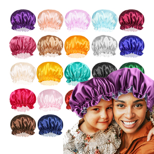 Logo personnalisé <span class=keywords><strong>Bonnet</strong></span> de nuit en satin <span class=keywords><strong>Bonnet</strong></span> de nuit réglable <span class=keywords><strong>Bonnet</strong></span> de cheveux <span class=keywords><strong>bonnet</strong></span> de sommeil de jour et de nuit pour femmes et bébés enfants bambins Soins des cheveux - Product Image 1