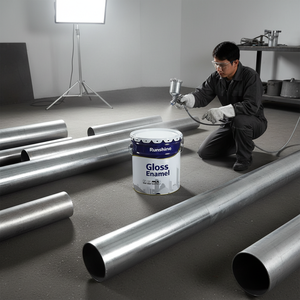 Peinture émail acrylique à base d'huile, revêtement liquide à faible teneur en COV, séchage rapide, 65-70% de solides, utilisation intérieure et extérieure pour les garnitures en bois, les portes - Product Image 4