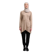 Ensemble 3 pièces de vêtements de sport modestes pour femmes musulmanes, idéal pour la course en extérieur, avec hijab léger, respirant et à séchage rapide