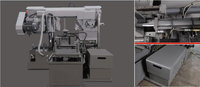 Scie à ruban H5-33N entièrement automatique Scie à ruban en métal CNC à grande vitesse Coupe mentale horizontale pour la coupe d'aluminium