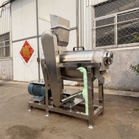 Industriële spiraalpers-sapcentrifuge motor voor fruitverwerkingsbedrijven, hoge productiviteit, roestvrij staal, voor het persen van groenten en fruit