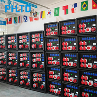 PHLTD boîtier d'alimentation mobile étanche et anti-poussière boîte de jonction d'éclairage de scène extérieure distro