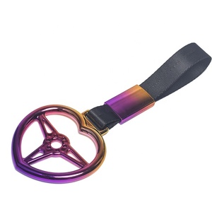 JDMotorsport88 colorido coche correa de remolque anillo Tsurikawa corazón JDM tren autobús mango correa de mano Drift encanto estilo Auto Accesorios - Product Image 2
