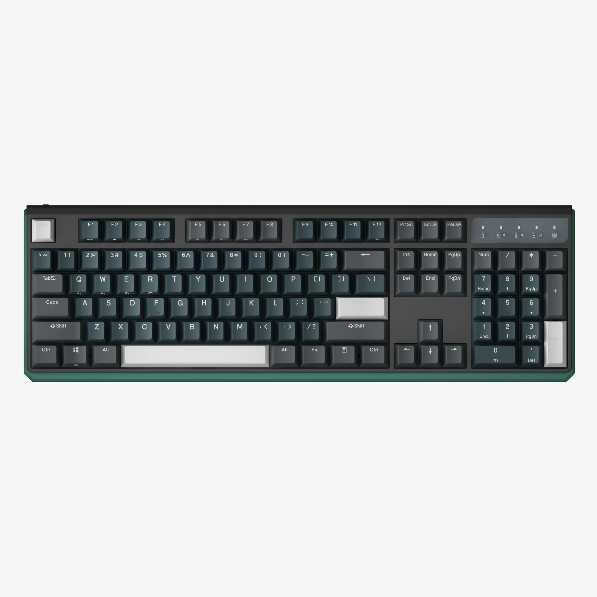 customize mechanical keyboard DURGOD K610W Echo 104 Keys Hot Swappable for PC/Mac/Laptop Fully Anti-ghosting Multimedia Keys