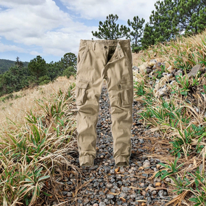 Pantalones Tácticos Casuales Elásticos Personalizados para Hombre, Pantalones Cargo Rectos Multibolsillos para Exteriores - Product Image 3