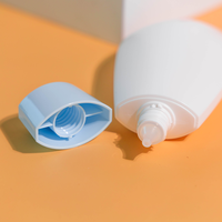 Bouteille de crème BB HDPE avec bouchon à vis bouteille de crème Lotion blanchissante paquet de cosmétiques bouteille à presser vente en gros de 1oz 30ml 50ml 80ml