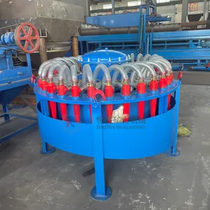 100% Long Working Life Large Particle Hydrocyclone Desander FX100 FX125 Starch Sand Separator Hydrocyclone Separator Cyclone