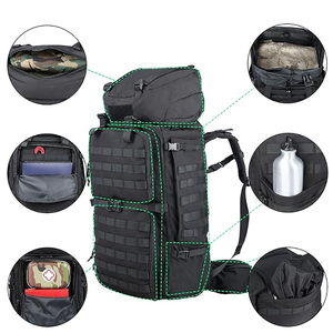 Mochila Táctica Unisex Resistente de 75L para Escalada y Montañismo, Desmontable, Impermeable, con Sistema Molle - Product Image 6