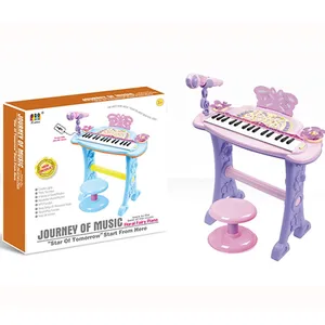 Электронный орган для раннего развития детей, музыкальный инструмент с микрофоном, музыка, песни, пение, танцевальное пианино, игрушки для детей