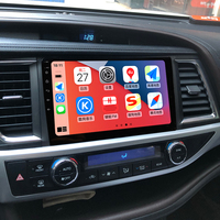 Autoradio Android 15 de 10 pouces avec navigation GPS pour Toyota Highlander 2015-2021, CarPlay sans fil, Android Auto, lecteur multimédia