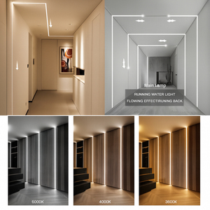 Thông Minh Chạy Lưu Lượng Nước 24V COB Dải Ánh Sáng 360 Đèn <span class=keywords><strong>Led</strong></span>/M Cri Ra 90 Ứng Dụng Wifi Điều Khiển Từ Xa Trắng Chạy COB <span class=keywords><strong>Led</strong></span> <span class=keywords><strong>Strip</strong></span> Cho Nhà - Product Image 5