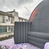Dôme de projection gonflable portable, projecteur d'étoiles, planétarium pour fêtes et événements, matériau Oxford avec accessoire souffleur