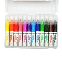 Marqueurs d'art en feutre lavables SUUNY, 12 couleurs, mini stylos à aquarelle