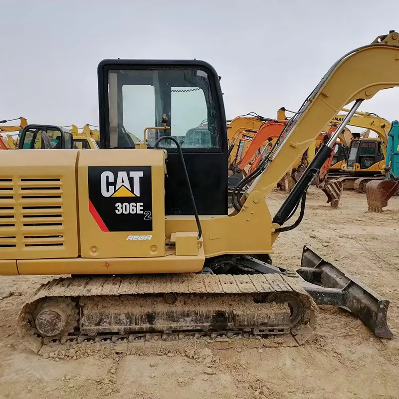 Good Used Construction Equipment Cheap Price Used Digger Excavator CAT 306E2 Walking Excavator