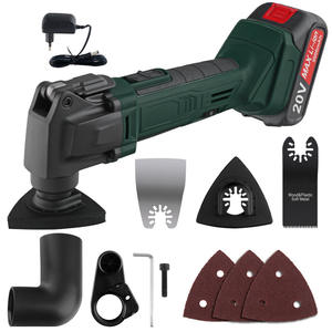 เครื่องมืออเนกประสงค์แบบสั่นสะเทือน Max Li 20V แบตเตอรี่ 2Ah สำหรับตัดไม้ โลหะ พลาสติก ขัดเงา งาน DIY - Product Image 1