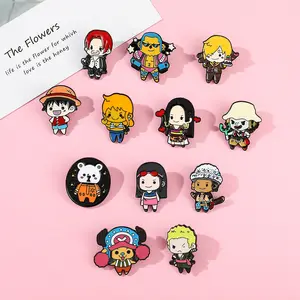 Anime Um Pcs Nika Monkey D Luffy Roronoa Zoro Emblema Cosplay Unisex Estudante Mochila Liga Manga Broche Prop Pin Presentes Da Jóia