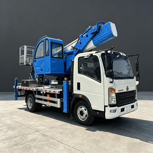 Piattaforma Aerea Telescopica Montata su <span class=keywords><strong>Camion</strong></span> Howo 30m <span class=keywords><strong>con</strong></span> Braccio Oscillante e <span class=keywords><strong>Cestello</strong></span> per Lavori Aerei - Product Image 4