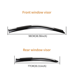 Kit de Carrocería para Automóvil, Deflector de Viento, Parasol para Ventana, Visera para Puerta, Visera para Ventana para CHEVROLET <span class=keywords><strong>MALIBU</strong></span> 2012-2018 - Product Image 3
