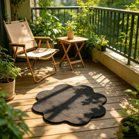Tapis en feutre lavable antidérapant pour animaux de compagnie, coussin personnalisé pour cage, surface chaude, base antidérapante en TPR, facile à nettoyer, non toxique, sûr