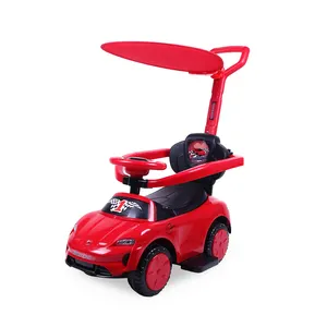 Yüksek kaliteli özel açık plastik çocuk çocuk oyuncak araba araba ile itme kolu
