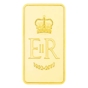 Barre d'or <span class=keywords><strong>Elizabeth</strong></span> II Reine du Royaume-Uni Cadeau de collection Souvenir plaqué or Bullion commémoratif - Product Image 2
