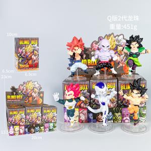 Boîte mystère d'anime japonais <span class=keywords><strong>Dragonball</strong></span>, ensemble de figurines miniatures Son Goku, Vegeta <span class=keywords><strong>Super</strong></span> Saiyan, figurines d'action en PVC, jouets pour enfants, cadeau - Product Image 5
