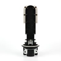 Carcasa de empalme de fibra óptica IP68 1 2 24 Core Ftth Tipo de cable de caída Cierre de empalme de fibra óptica Caja de Unión Compatible 4G Wi-Fi 3G