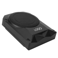 Caisson de basses actif mince pour voiture RC Caisson de basses audio sous le siège de 8 pouces pour système de sonorisation de voiture