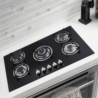 Table de cuisson à gaz portable de haute qualité pour camping-car, multi-cuisinière, surface en verre, plaque supérieure en acier inoxydable, électronique