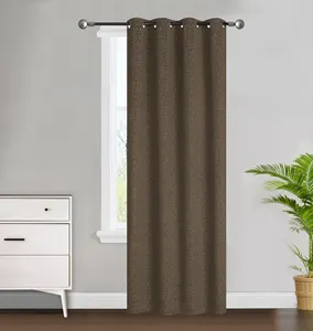 Solide 3D-Gummidruck Blackout Window Curtain Panels. Raum verdunkelung vorhänge, wärme isolierte Tülle vorhänge für Wohnzimmer